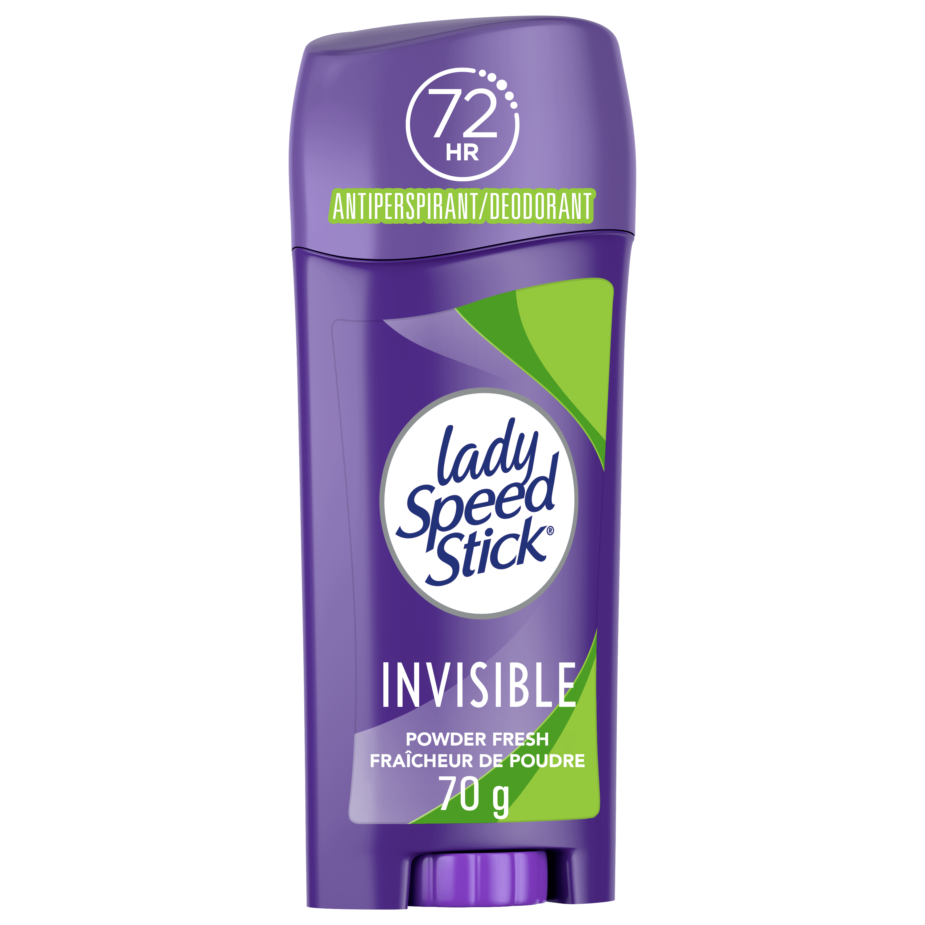 Déodorant antisudorifique Lady Speed Stick, parfum Fraîcheur de poudre, bâton de 70 g