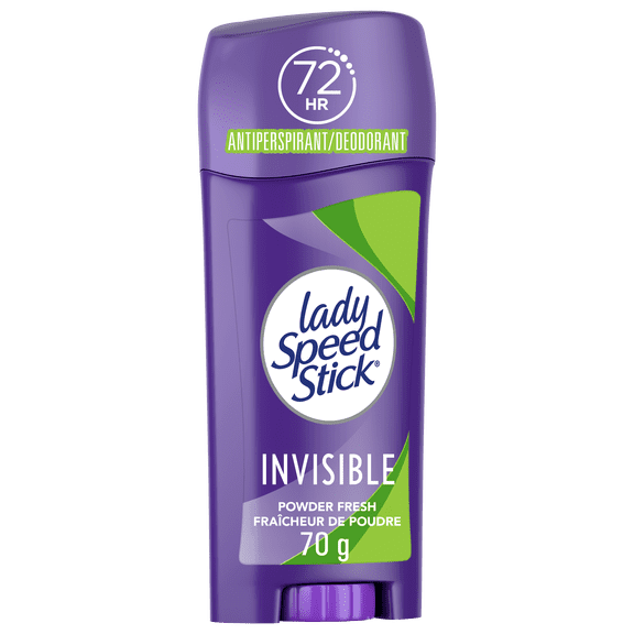 Lady Speed Stick Antiperspirant Deodorant, Powder Fresh Scent, 70 g Stick