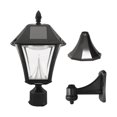 thumbnail image 1 of Gama Sonic Baytown 3585387 Solar-Powered LED Lantern - Black, 1 of 8