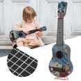 thumbnail image 1 of Kid Guitar Toys, ABS Ukulele Portable Stainless Steel String Anti Break  for Early Educational for Music Instrument Learning for Preschool Children Red,Blue, 1 of 7