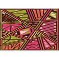 thumbnail image 1 of Ahgly Company Machine Washable Indoor Rectangle Transitional Burgundy Red Area Rugs, 5' x 7', 1 of 7