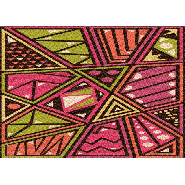 Ahgly Company Machine Washable Indoor Rectangle Transitional Burgundy Red Area Rugs, 5' x 7'