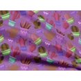 thumbnail image 5 of oneOone Viscose Chiffon Fabric Leaves & Floral Block Print Sewing Fabric BTY 42 Inch Wide, 5 of 5