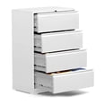 thumbnail image 1 of AOBABO 4 Drawer Lateral File Cabinet w/ Lock for Letter/Legal Size Paper, White, 1 of 10