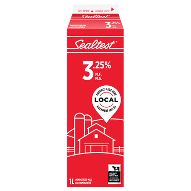 Sealtest Homogenized 3.25% Milk 1L