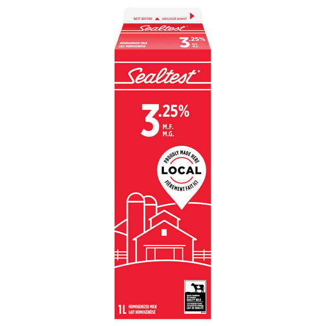 Sealtest Homogenized 3.25% Milk 1L
