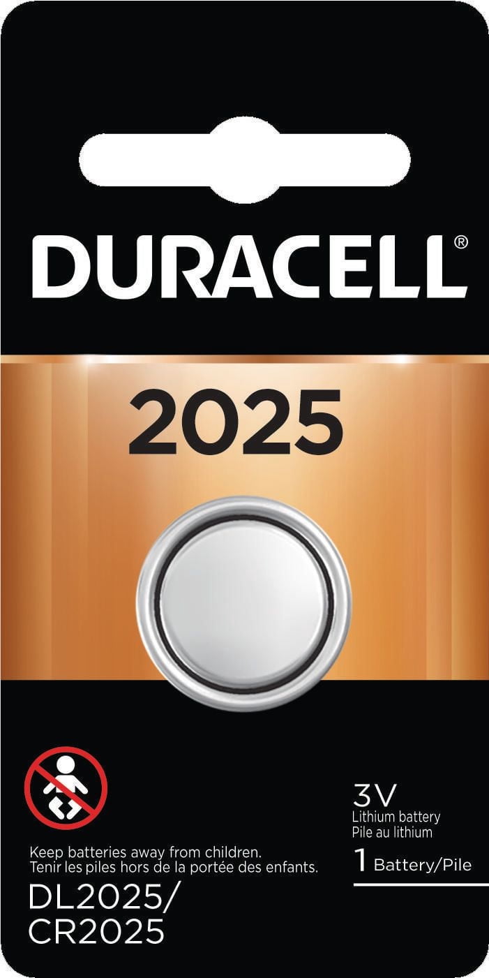 Pile au Lithium Bouton 2025 de Duracell, Paquet de 1
