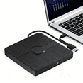 thumbnail image 1 of GJX External Blu-Ray Drive,Portable Blu-Ray Player with Usb 3.0 and Type-C Cd/Dvd Burner,3D Blu-Ray Drive Compatible with Windows Laptop Desktop Pc, 1 of 7