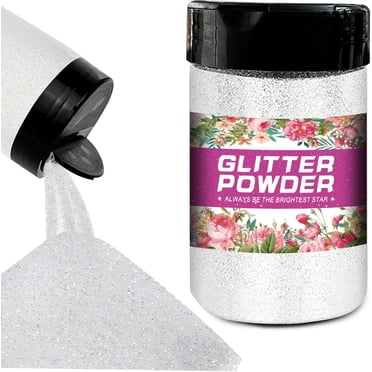 Glitter Glitter, Golden Onion Glitter Crafts Super Glitter, Resin Crafts Cosmetic Glitter, diy Nail Beauty Art Glitter Glitter (White-4oz)