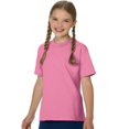 thumbnail image 1 of Hanes Authentic TAGLESS Kid`s Cotton T-Shirt, L, Pink, 1 of 1
