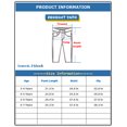 thumbnail image 3 of KIDSCOOL SPACE Little Girls Boys Jeans,Elastic Band Inside Straight Fit Stretchy Soft Denim Pants,6-7 Years, 3 of 6