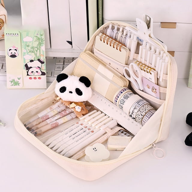 EGNMCR Closet Organizers and Storage, Kitchen Organization Pencil Case For Primary School Students 12-layer Pencil Case With High Appearance And Multifunctional Pencil Case Stationery pocket