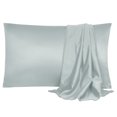 thumbnail image 1 of Unique Bargains Luxury Satin Pillowcase Cool Silk Pillow Case Cover, 1 of 9