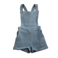thumbnail image 1 of Unisex Infant Baby Square Neck Romper Pure Color Strap Bodysuit, 1 of 8