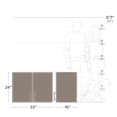 thumbnail image 4 of Prepac Elite 32 in. Stackable Manufactured Wood Wall Cabinet, 4 of 9