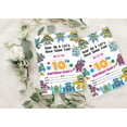 thumbnail image 4 of Darling Souvenir Multicolor Birthday Invitation Card 28 Pcs Fill or Write In Blank Invites Printable Party Supplies 5 x 7 Inches, 4 of 5