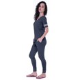 thumbnail image 2 of Moomaya Ensemble de Nuit Uni pour Femmes avec Pyjama en Coton Tenue de Nuit 2 Pcs Chemises de Nuit-ybc, 2 of 7