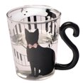 thumbnail image 1 of Bangcool Glass Cup Cartoon Cat Tail Handle Milk Glass Cup Tea Mug Coffee Mug, 1 of 6