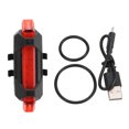 thumbnail image 2 of Bicycle Rear Tail Warning Light, Waterproof USB 918 Rechargeable Bicycle Tail Light  for Students for Jogging for Strollers White,Red,Blue, 2 of 7