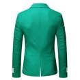 thumbnail image 4 of Mens Jacket Winter Mens Autumn And Winter Fashion Personality Solid Color Casual Suit Jacket, 4 of 4