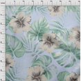 thumbnail image 4 of oneOone Georgette Viscose Light Blue Fabric Tropical Sewing Material Print Fabric By The Yard 42 Inch Wide, 4 of 4