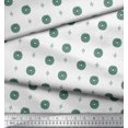 thumbnail image 3 of Soimoi Polyester Crepe Fabric Floral Block Print Sewing Fabric Yard 52 Inch Wide, 3 of 5