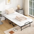 thumbnail image 2 of Costway Twin Size Folding Bed with 5-Inch Mattress, Memory Foam Mattress & Metal Slat Frame, 2 of 10
