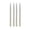 White, variant on Lksixu 4 Pack Taper Candles Set, 10 inch Paraffin Wax Spiral Taper Candles, Dripless Unscented and Smokeless Dinner Candle Long Burning Tall Candlesticks for Wedding Party and Home