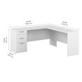 thumbnail image 4 of Bestar Logan 65W L Shaped Desk with Drawers in pure white, 4 of 4