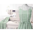 thumbnail image 5 of Soimoi Poly Georgette Fabric Horizontal Stripe Printed Fabric 1 Yard 42 Inch Wide, 5 of 5