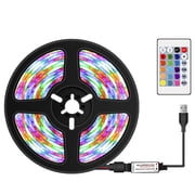 Amdohai USB Dimmable RGB Colorful LEDs Strips Light with IR Remote
