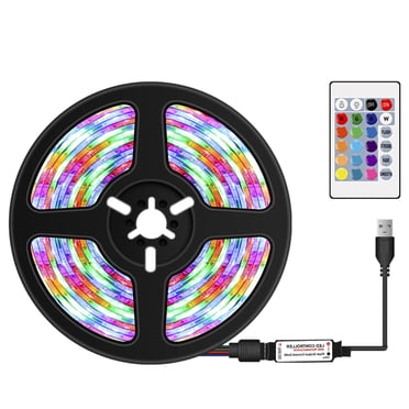 Amdohai Bandes Lumineuses LED RVB Colorées à Intensité Réglable USB avec Télécommande IR