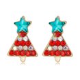 thumbnail image 1 of Héliisoer Boucles d'Oreilles en Métal de Style de Noël Décorer un, 1 of 1