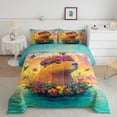 thumbnail image 2 of Erosebridal Ensembles de Couette Capybara Dessin Animé Format Très Grand, Couettes et Duvets d'Animaux Mignons pour Enfants, Réversible 3 Pcs, 2 of 7