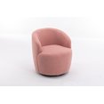 thumbnail image 2 of KOSSMAI Fauteuil d'Appoint Pivotant en Tissu Peluche Doux Rembourré pour Salon, Chambre, Bureau, 2 of 5