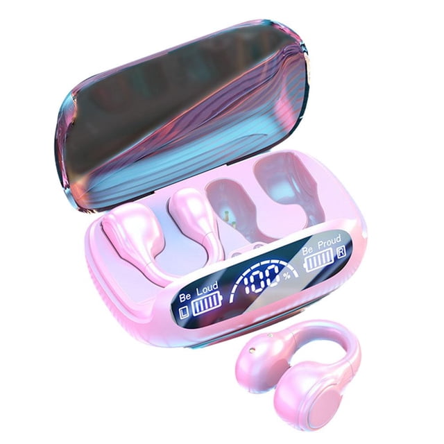 YSABOXY Wirel Ear Clip Skeleton Conduction Headones, NEW etooth 5.3 Water-Proof Open Ear Headones Wirel Earbuds Headones,For Rning, Sports,Cycling,Driving