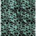 thumbnail image 1 of Soimoi Green Silk Fabric Leopard Animal Skin Print Fabric by Yard 42 Inch Wide, 1 of 6