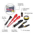 thumbnail image 2 of WorkPro Household Electrical Tool Kit ,Wire Stripper, Insulated Screwdrivers, NCV Tester, 2 of 9