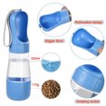 thumbnail image 4 of Portable Dog Water Bottle With Food Container Travel 2 in 1 Pet Water Dispenser For Small Large Dogs Cat Labrodor Drinking Bowls, 4 of 10