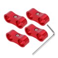 thumbnail image 1 of Unique Bargains 4pcs Hose Separator Clamp Fitting Adapter with Wrench for Car Aluminum Alloy, 1 of 7