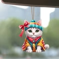 thumbnail image 1 of TopLLC 2PC Christmas Ideas Kittens Car Pendant Backpack Pendant license plate, 1 of 7