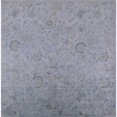 thumbnail image 1 of Ahgly Company Indoor Square Mid-Century Modern Light Slate Gray Oriental Area Rugs, 6' Square, 1 of 6