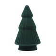 thumbnail image 1 of Arbre floqué en céramique de vacances,7 pouces,couleur verte, 1 of 4