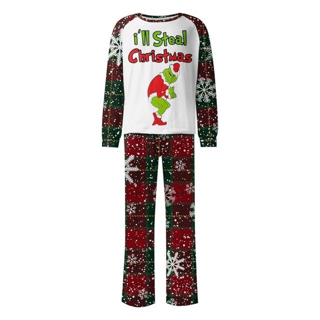 Pyjamas de Noël Assortis pour Enfants Ensembles de Pyjamas de Vacances pour la Famille