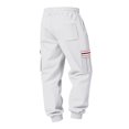 thumbnail image 3 of Ceisia Men Solid Color Loose Casual Pants Elastic Waist Drawstring Sports Gift Work Trousers, 3 of 9