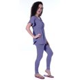 thumbnail image 4 of Moomaya Ensemble de Nuit pour Femmes Pyjama en Coton Tenue de Sommeil 2 Pcs Chemises de Nuit, 4 of 7