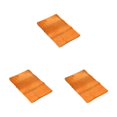thumbnail image 3 of Youkk Polyester Chenille Bath Mat - Strong Water Absorption Exquisite Crafted Soft Texture No Shedding Orange 40cm*60cm 3Set, 3 of 6