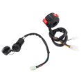 thumbnail image 3 of Handlebar Kill Switch Handlebar Kill Button Atv Kill Switch Handlebar Kill Button With Ignition Switch And 2 Keys For 50cc 70cc 90cc 110cc 125cc ATV Scooter, 3 of 8