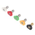 thumbnail image 3 of 5PCS Brass Pressure Washer Nozzle Kit, Stainless Steel Spray Tips with Quick Connect for Cleaning Car Parts, 3 of 7