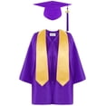 thumbnail image 2 of TZEWGL Tees For Girl Boy Kindergarten Graduation Gown Tassel Preschool Sash Top With Cap Set For Infnants size 8-9T, 2 of 6